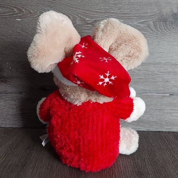 NEW Singing, Toe Tapping, Dan Dee Christmas Mouse Plush - Picture 3 of 5